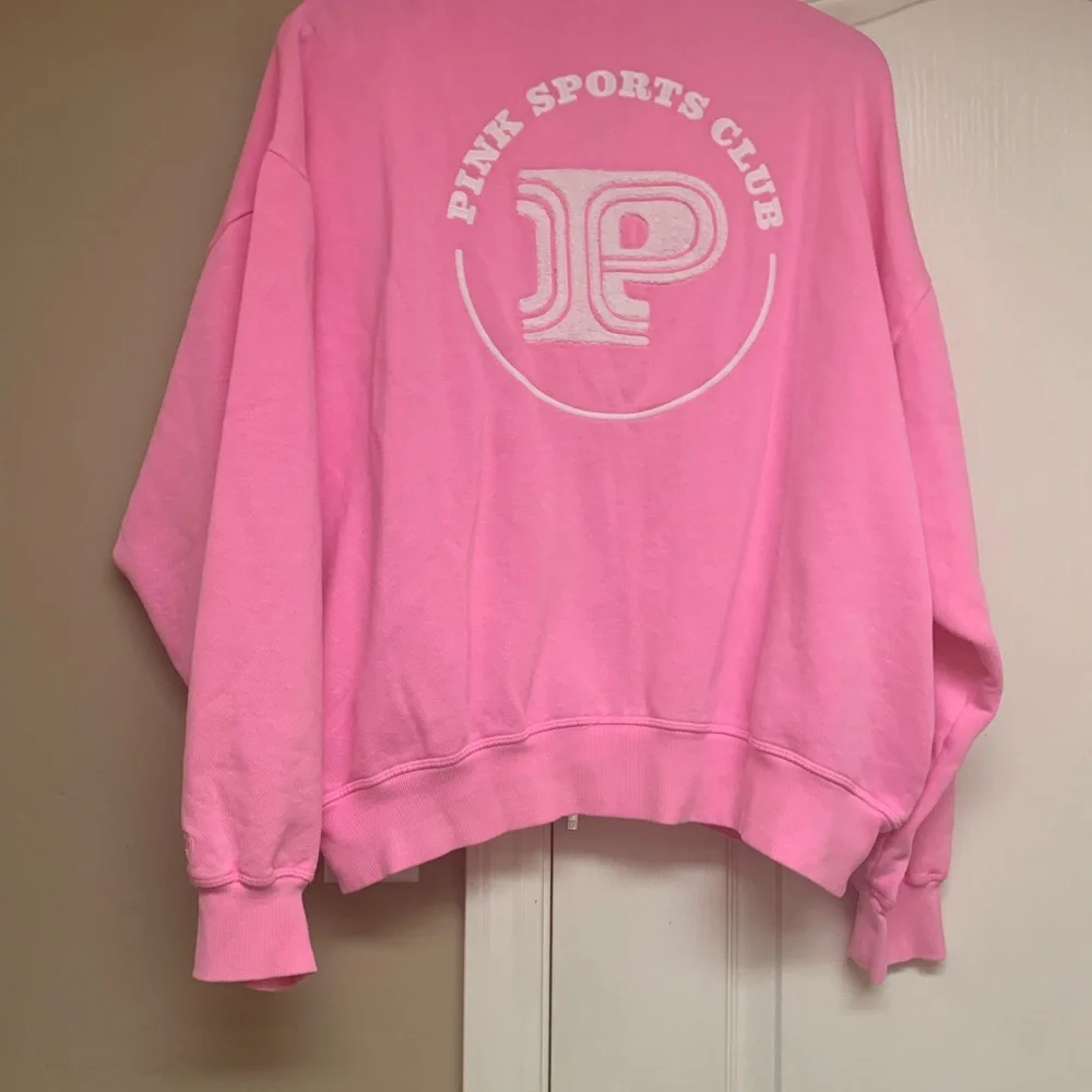 VS Pink Logo Sweatshirt Oversized Lola Pink - Picture 6 of 9